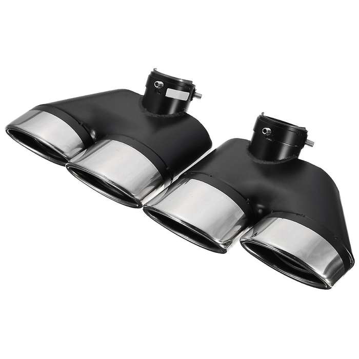 Car Rear Dual Exhaust Pipe Stainless Steel Muffler Tail Pipe for W220 S430 S500 2000 - 2005