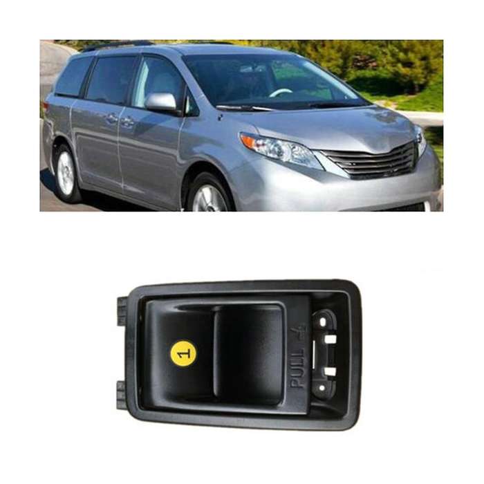 Car Rear Folding Latch Release Handle Plastic Back Switch 72909-08011 for Sienna 2014-2018 Grey