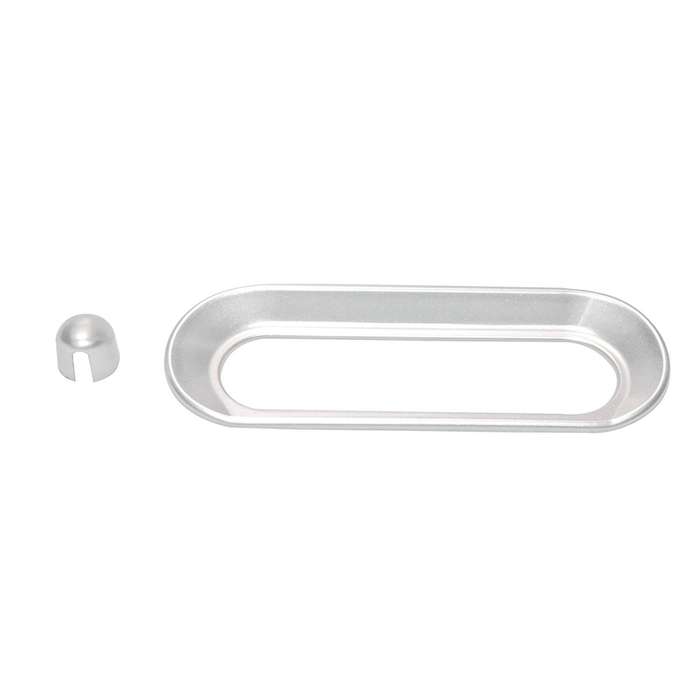 Car Rear High Position Brake Light Frame Decorative Cover Stickers Accessories for Jimny 2019- Silve