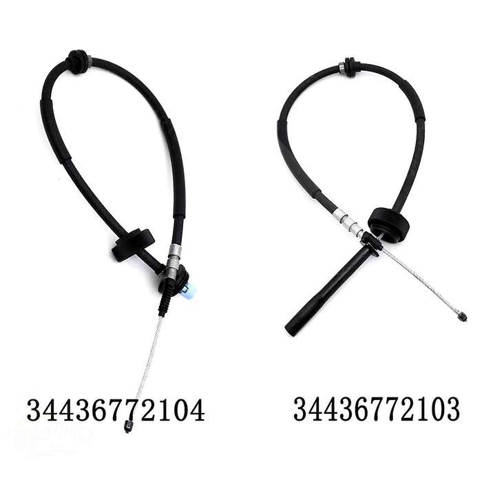 Car Rear Left & Right Parking Handbrake Cable 34436772104, 34436772103 for X5 X6 2007-2014