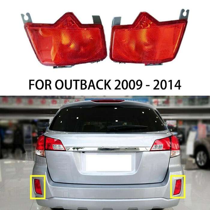 Car Rear Left Tail Reflector Lamp Fog Light Cover Rear Brake Lamp Housing for 2009 - 2014 84913AJ030