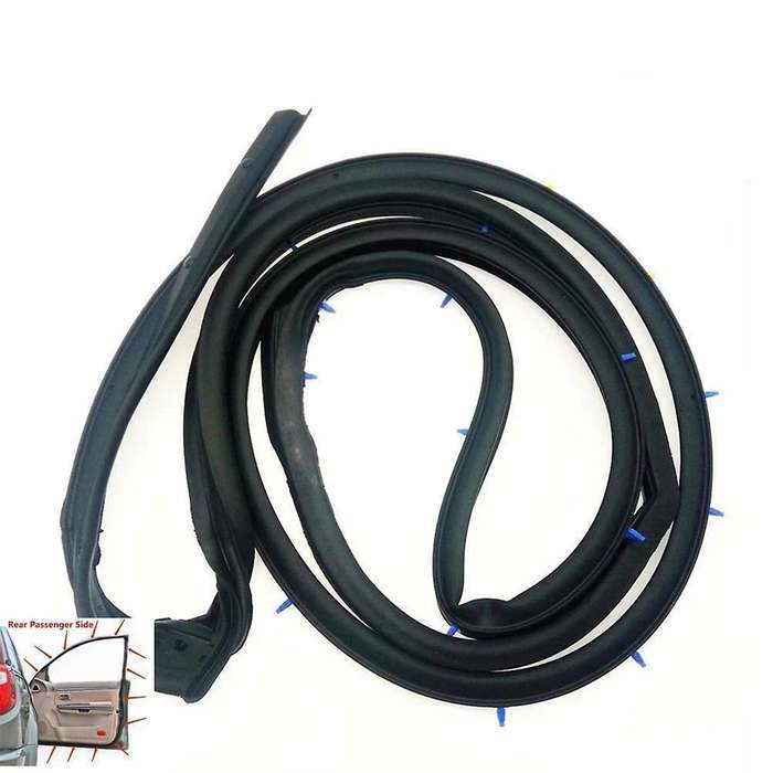 Car Rear Left+Right Door Weatherstrip Seal 82831-3RA0A-A11 82830-3RA0A-A11 for Sentra 2013-2018 Rubb