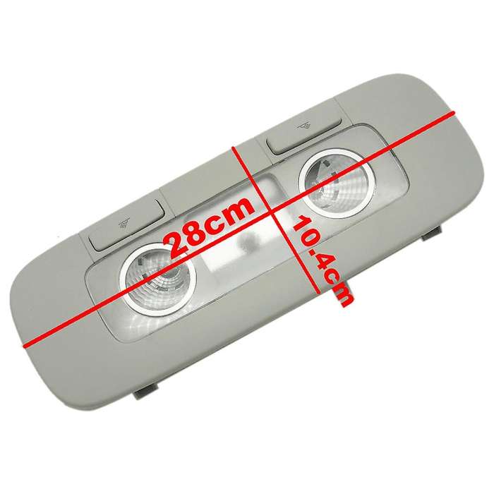 Car Rear Reading Lamp Rear Ceiling Lamp Gray for Golf 6 MK6 CC 3AD 947 291