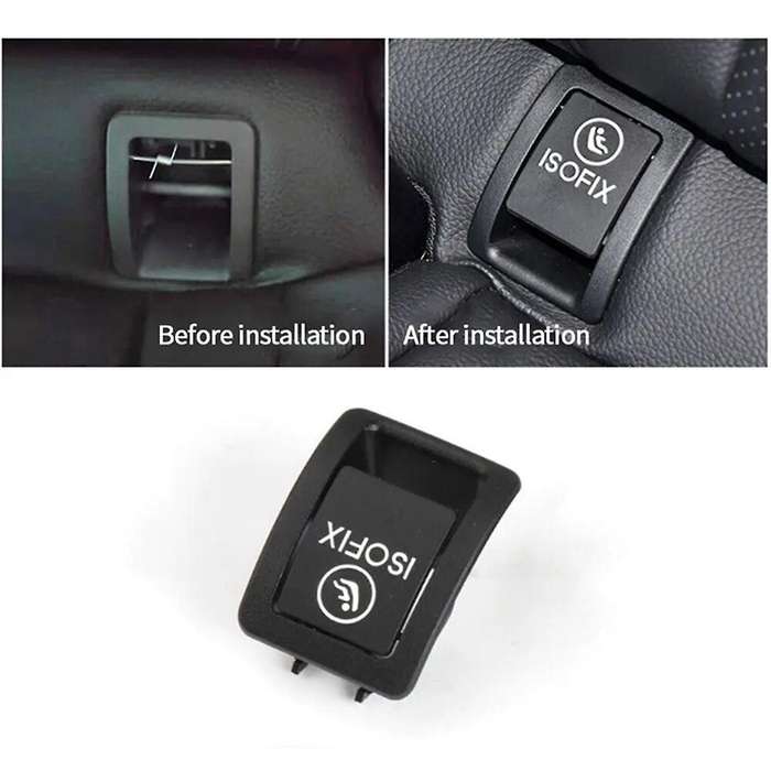 Car Rear Seat Hook ISOFIX Cover for C-Class W205 C300 C350 C200 C180 2015-2022 A2059200513