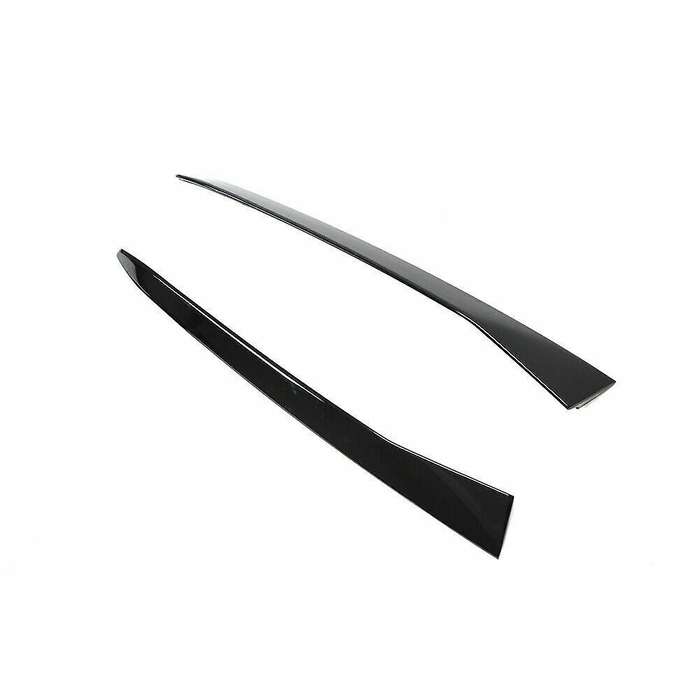 Car Rear Side Window Spoiler Wing Trims Glossy Black for X4 G02 2019 2020