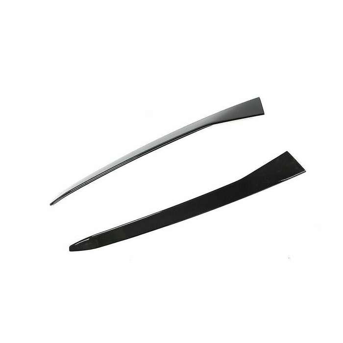 Car Rear Side Window Spoiler Wing Trims Glossy Black for X4 G02 2019 2020
