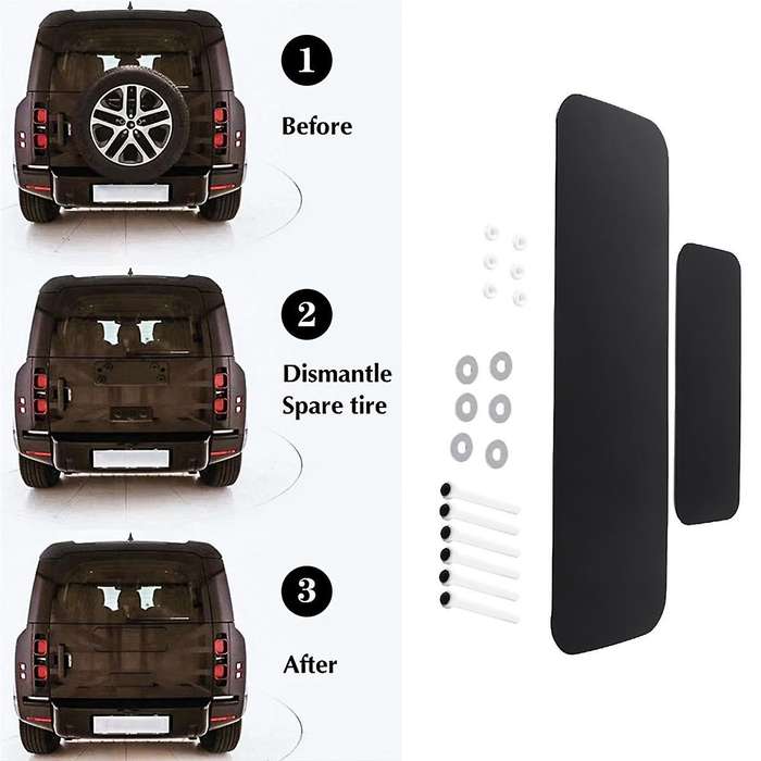 Car Rear Spare Tire Cover Board for 90 110 2020-2023 Protective Cover Car Trunk Decoration