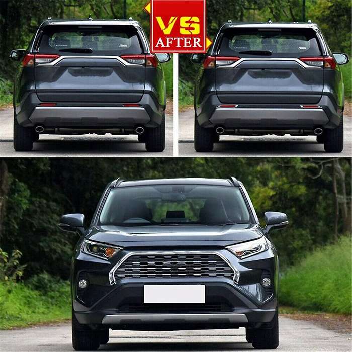 Car Rear Tail Fog Light Lamp Frame Trim Cover Sticker for 2019-2024