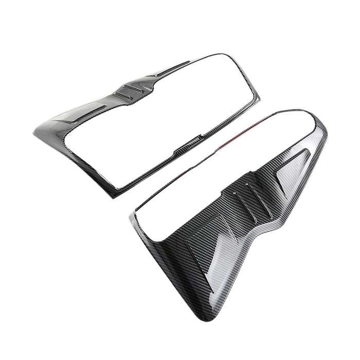 Car Rear Tail Light Lamp Decoration Cover Trim for D-Max 2019-2022 Frame Carbon Fiber
