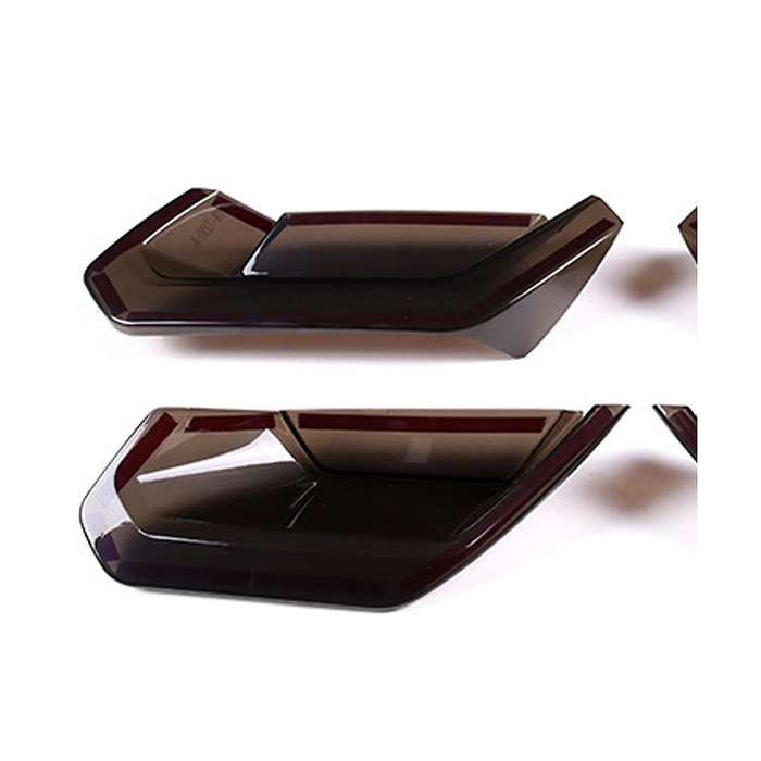 Car Rear Tail Light Rear Fog Blackout Cover Trim Sticker Tail Light Cover for C7 2014-2019