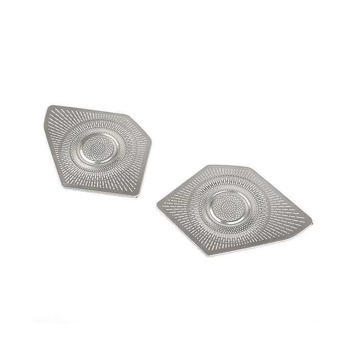 Car Rear Trunk Speaker Decoration Cover Trim Stickers for 2021-2023 Interior Accessories ,Stainless