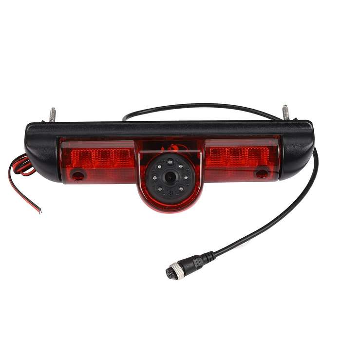 Car Rear View Brake Light Camera Car Reversing Camera 8Led Light Infrared Night-Vision Camera for Du