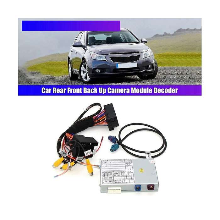 Car Rear View Camera Adapter Reversing Parking Screen Upgrading Module Decoding for Cruze 2014-2021