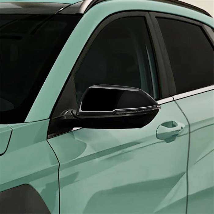 Car Rear View Mirror Cover Caps Trim Frame for 2024+ Car Trim Accessories Bright Black