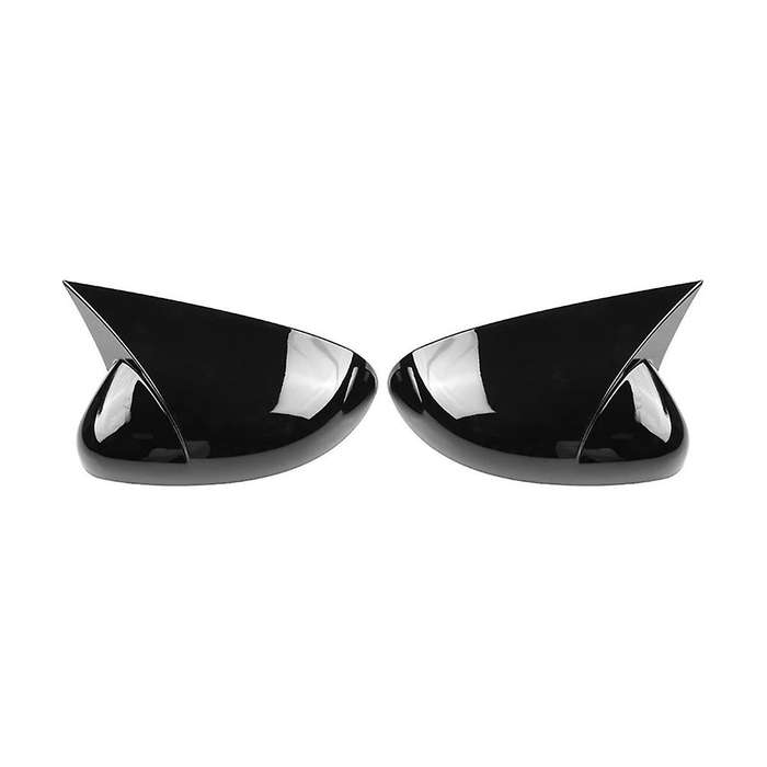 Car Rear View Mirror Cover Side Wing Mirrors Cover Housing Cap for City 2020 Gloss Black Rhd