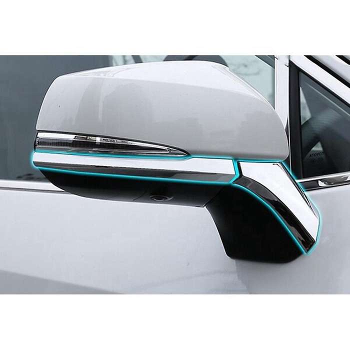 Car Rear View Mirror Trim Sequins Rear View Mirror Decoration Strips Cover for Corolla Cross XG10 2