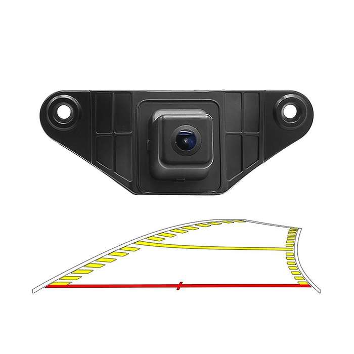 Car Rear View Reverse Camera Dynamic Parking Camera with Trajectory Parking Line for Land Cruiser P
