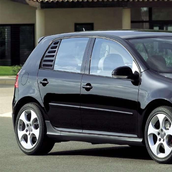 Car Rear Window Louver Shutter Trim Cover Golf MK5 2003-2008 Scoop Shade Decorate Carbon Fiber