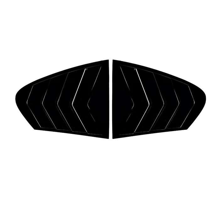 Car Rear Window Shutter Cover Trim Window Louver Side Vent Trim for 5 Series F10 525i 530i 2011-2017