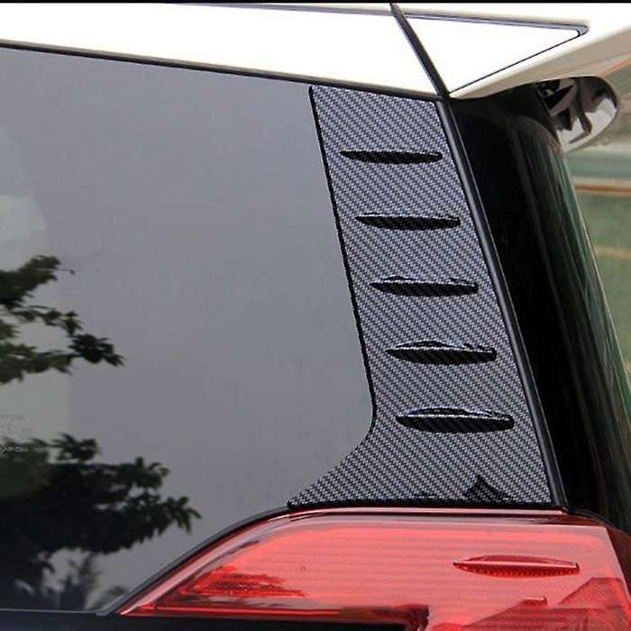 Car Rear Window Side Spoiler C Pillar Side Cover Trim for Alphard Vellfire 30 Series 2016 2017 2018