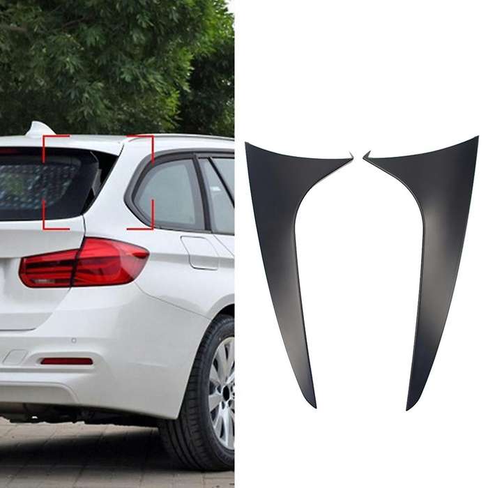 Car Rear Window Side Spoiler Trim for - 3Series F31 Touring Wagon 2012-2018 Side Wing Roof Stickers