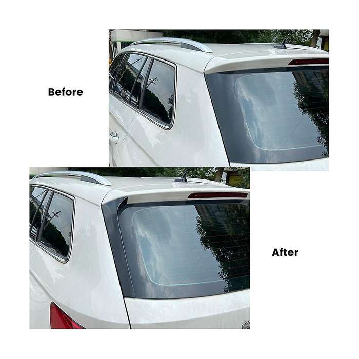 Car Rear Window Spoiler Deflector Side Wing Trim Cover Sticker Body Kit for 2016-2020