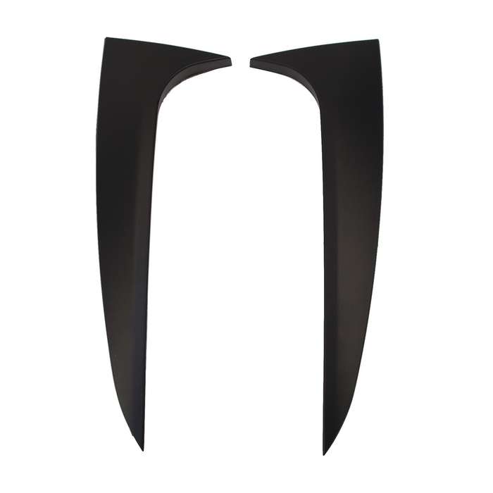 Car Rear Window Side Spoiler Trim for X4 G02 2019 2020 2021 Side Wing Roof Stickers Cover Matte Blac