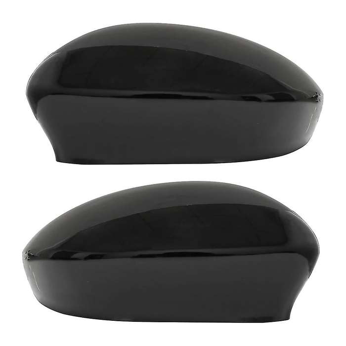 Car Rearview Mirror Cover Cap for 2007-2023 Wing Mirror Bezel Shell Cap Black Car Accessories
