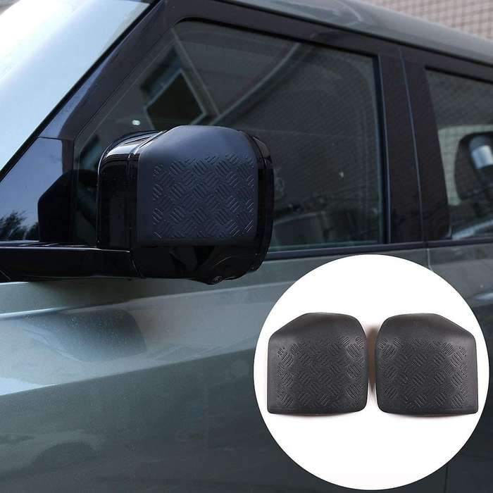 Car Rearview Mirror Cover for 110 2020 Car Abs Black Car Side Mirror Cover Trim Auto Accessories