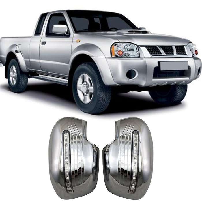 Car Rearview Mirror Cover for Navara Np300 D23 2015-2019 Door Mirror Cover with Led