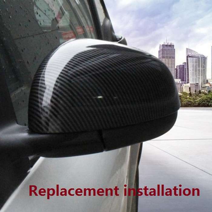 Car Rearview Mirror Cover Protective Shell Replacement for 453 2015+ Accessories,Carbon Fiber