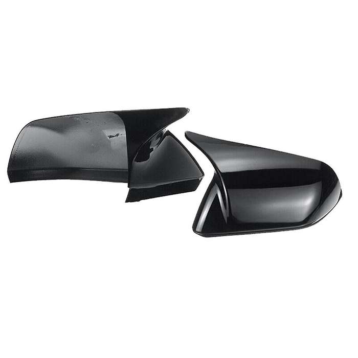 Car Rearview Mirror Cover Side Mirror Housing for 2015-2022 FR3Z-17682 FR3B-17683 Brilliant Black