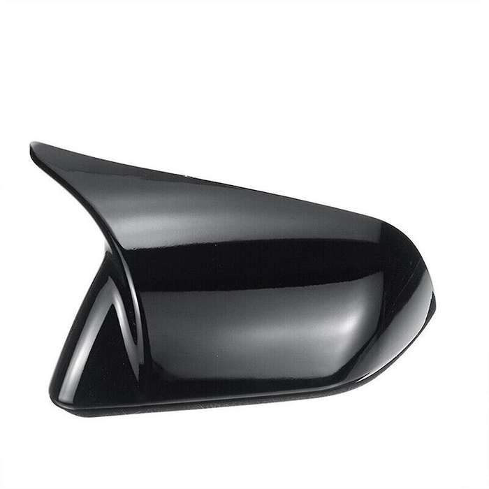 Car Rearview Mirror Cover Side Mirror Housing for 2015-2022 FR3Z-17682 FR3B-17683 Brilliant Black