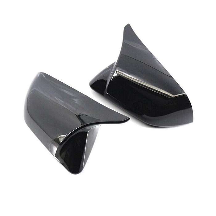 Car Rearview Mirror Cover Side Mirror Housing for 2015-2022 FR3Z-17682 FR3B-17683 Brilliant Black