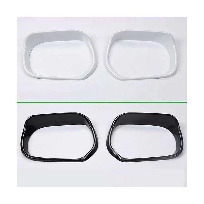 Car Rearview Mirror Rain-proof Modification Accessories for Land Cruiser Prado 200 Lc200(white)