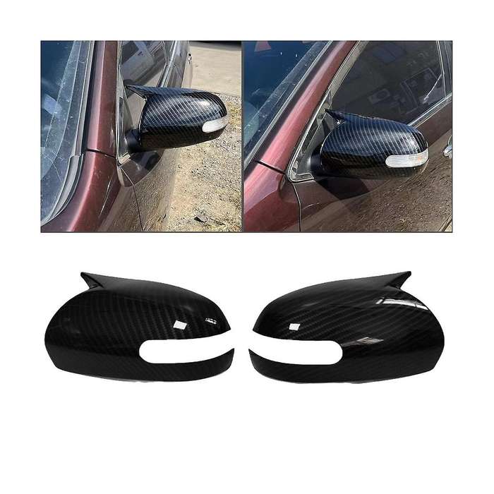 Car Rearview Mirror Shell for K3 Forte 2009-2014 Abs Carbon Fiber Body Side Door Rearview Wing Ox H