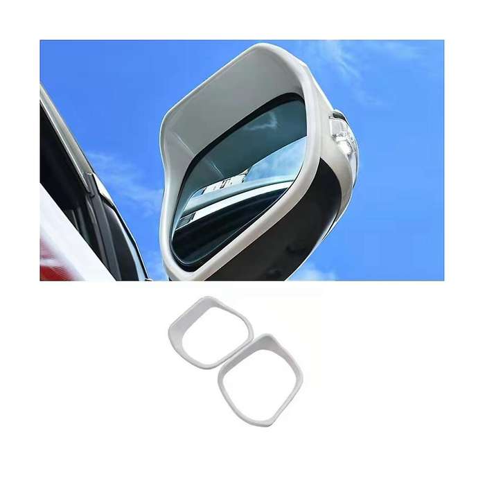 Car Rearview Mirror Rain-proof Modification Accessories for Land Cruiser Prado 200 Lc200(black)