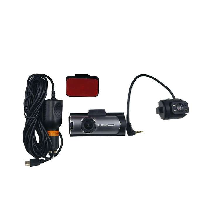 Car Recorder 3MP Car Front+Car+WiFi HD Dual Lens Dual Recording IR Night Vision 3 Meter Car DV Came