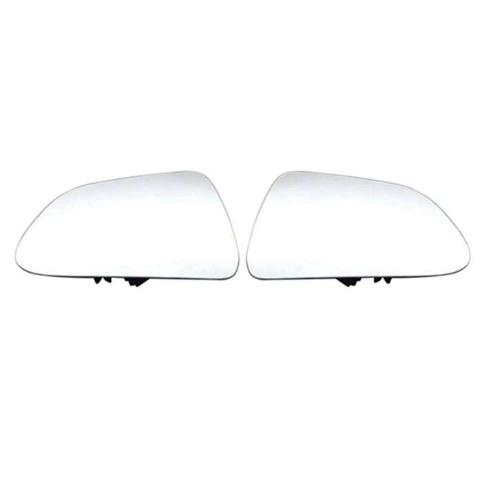 Car Right Front Heated Side Door Wing Rear View White Mirror Lens Glass for Model 3 2017-2022