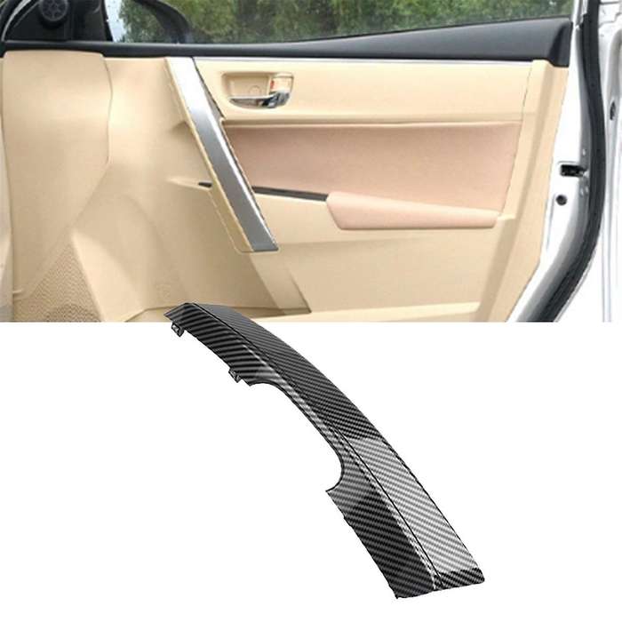 Car Right Front Inner Door Handle for LEVIN 2014-2018 Car Door Inner Armrest Cover Carbon Fiber