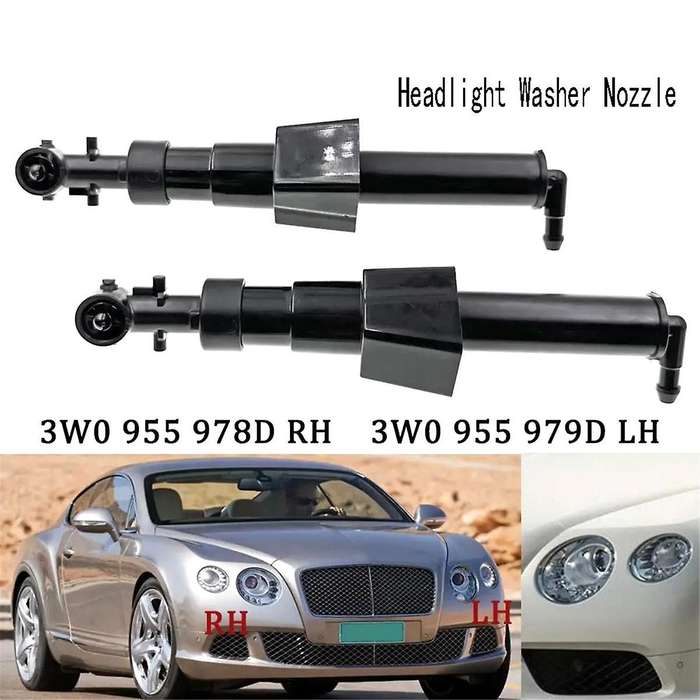 Car Right Headlight Washer Nozzle for Flying Spur GT 2011-2019 3W0955978D