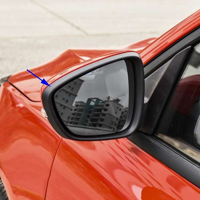 Car Right Outside Rearview Mirror Frame Side Mirror Lower Cover with Hole for Focus MK4 2019-2021