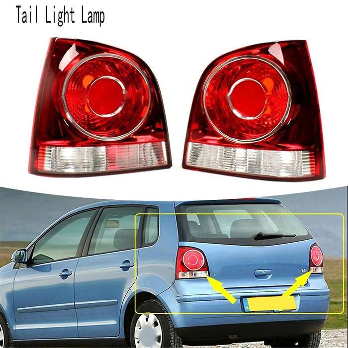 Car Right Rear Tail Light Lamp Housing Warning Bumper Light for 9N 9N3 Hatchback 2006-2010 6Q6945096