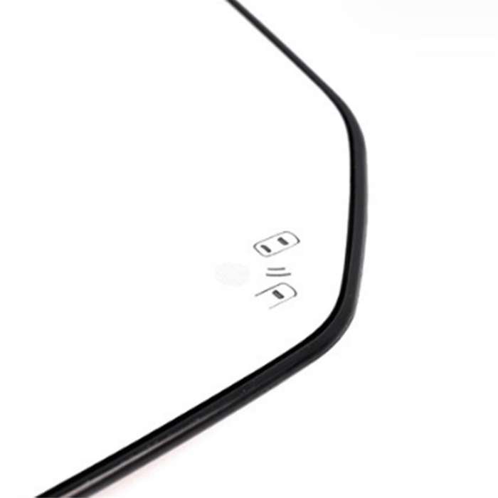 Car Right Rearview Mirror Glass Heated with Blind Spot for Pickup Truck 2015-2022 Car Accessories