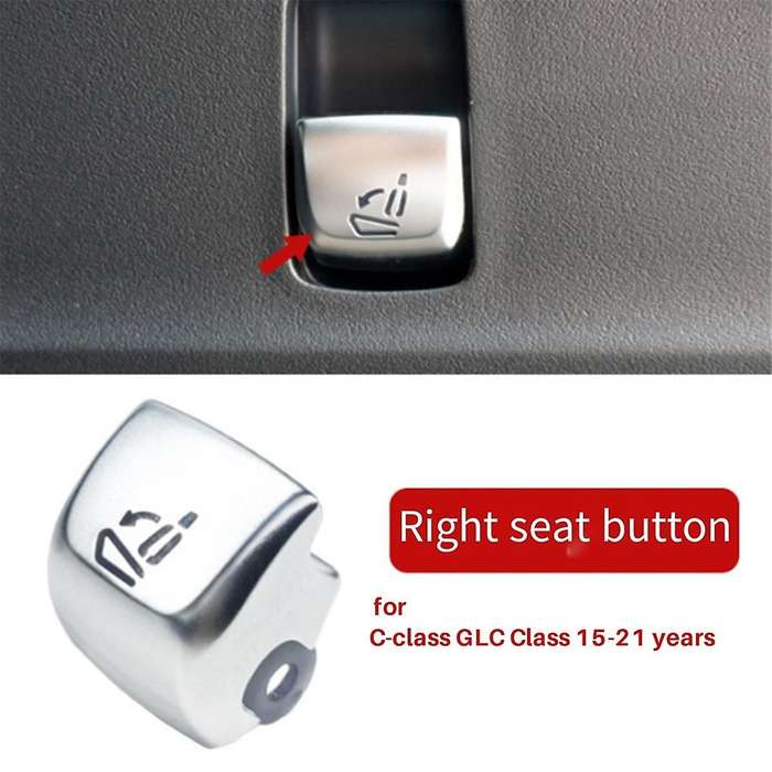 Car Right Side Seat Switch Button Repair Button Cover for - C-Class W205 GLC W253 2015-2021 Seat But