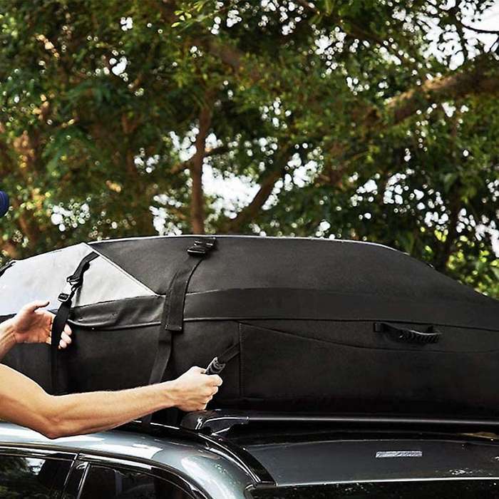 Car Roof Bag & Rooftop Cargo Carrier 15 Feet Heavy Duty Bag Waterproof Rooftop Car Bag Storage Bag