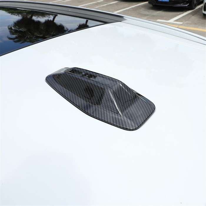 Car Roof Fin Decorative Antenna Cover Trim ABS Carbon Fiber for 4 Series G22 G23 G26 2022 2023 Acces