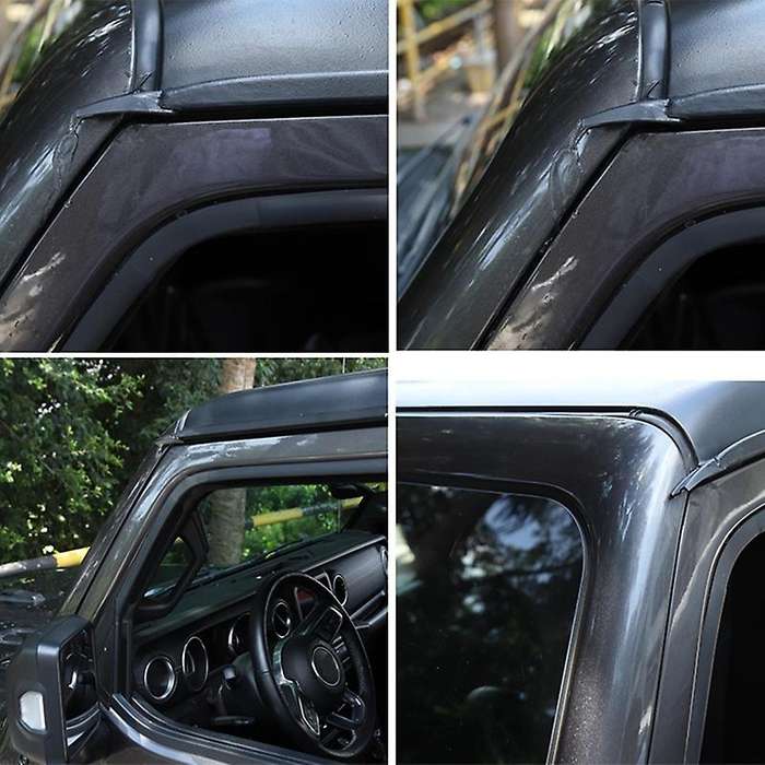 Car Roof Drain Rainwater Diversion Assist Extension Drainage Catheter for Wrangler JL 2018-2020