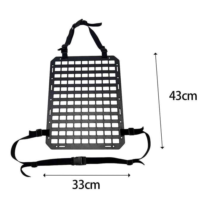 Car Seat Back Molle Panel, Molle Panel Organizer for Car, SUV Truck, Equipment Modular for EDC Pouch