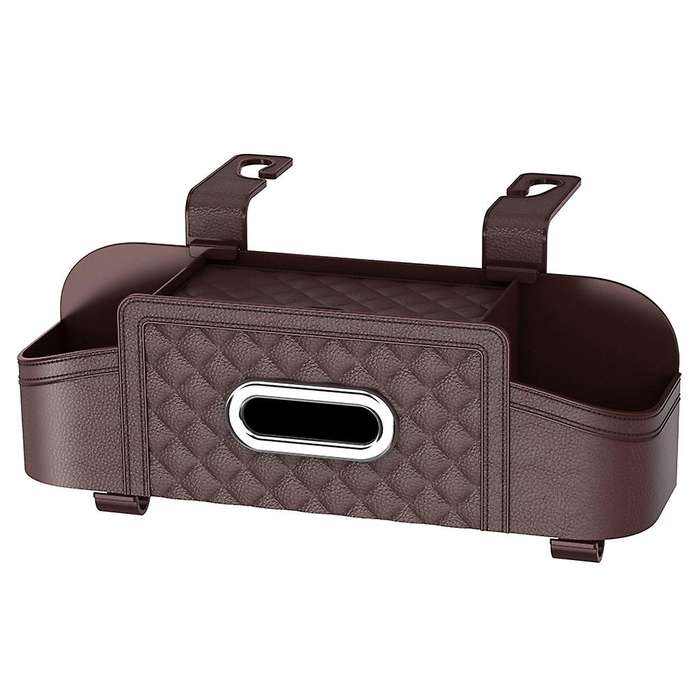 Car Seat Back Storage Box Multifunctional Auto Tissue Universal Backseat Water Cup Holder Hanging Or